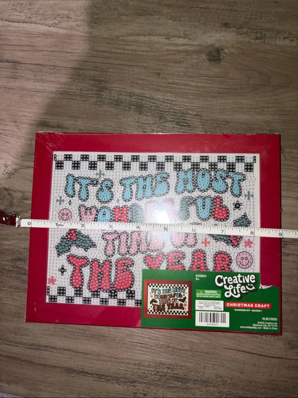 Creative Life Christmas Diamond Painting Kit Most Wonderful Time New